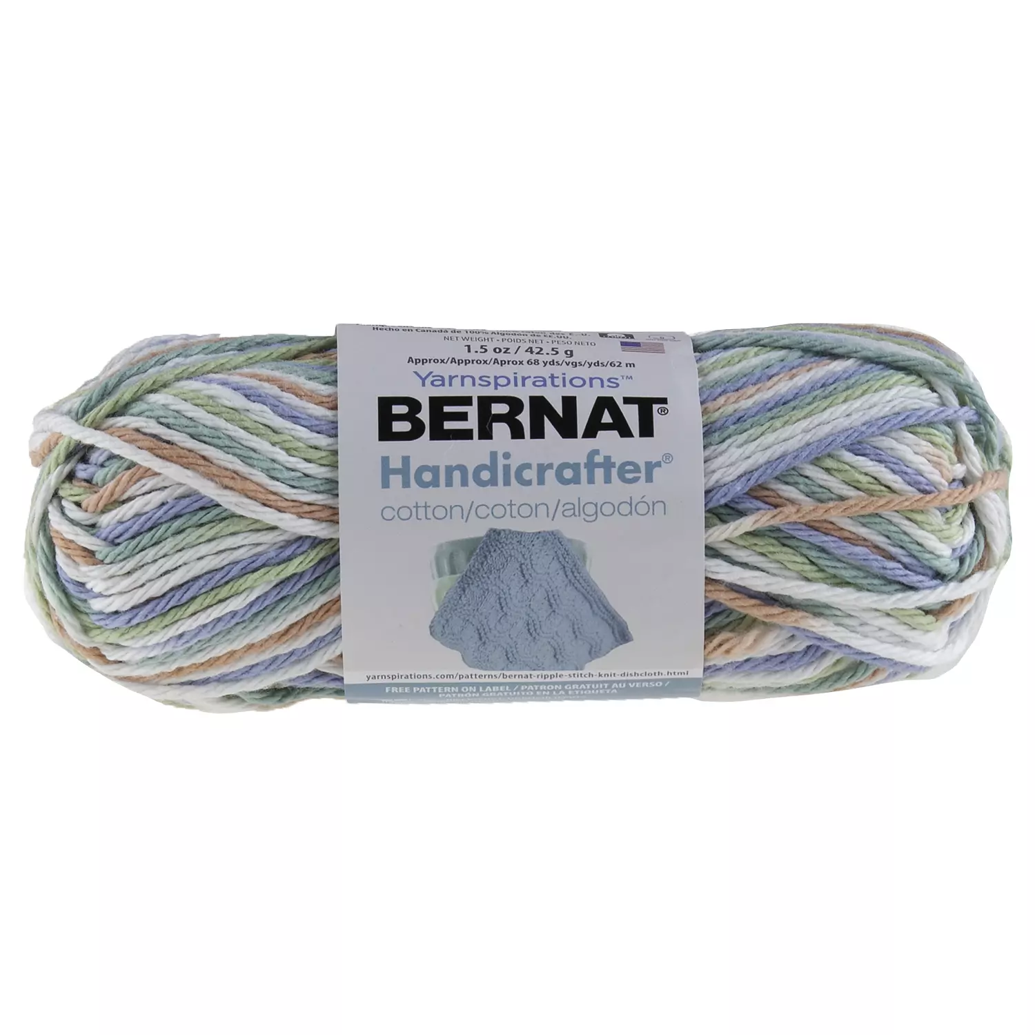 Bernat Handicrafter - Laine en coton, gris ombrage