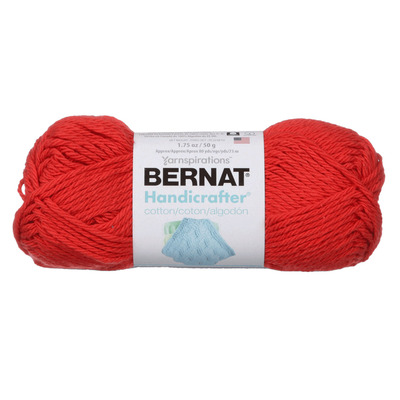 Bernat Handicrafter - Laine en coton, Rouge