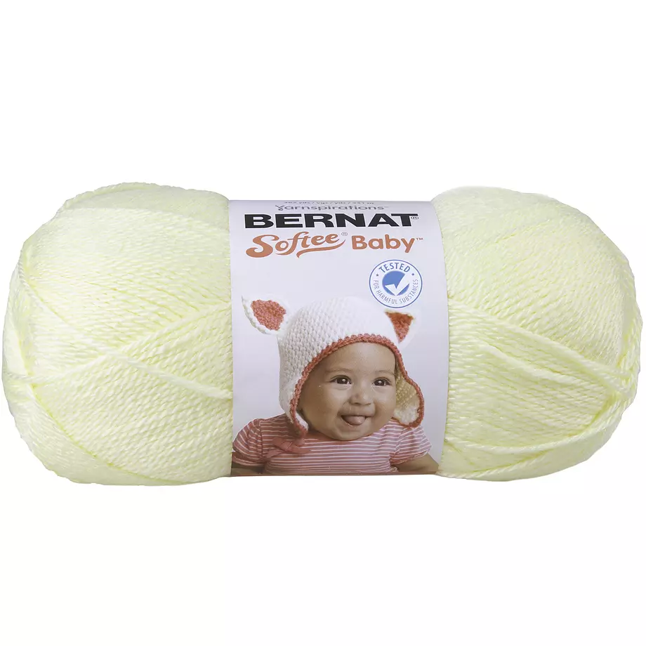 Bernat Softee Baby - Acrylic Baby Yarn, lemon