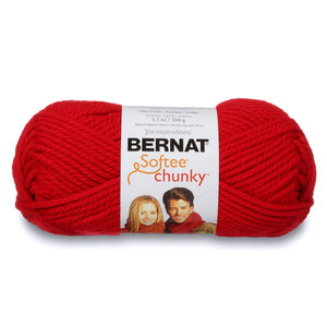 Bernat Softee Chunky - Yarn, berry red