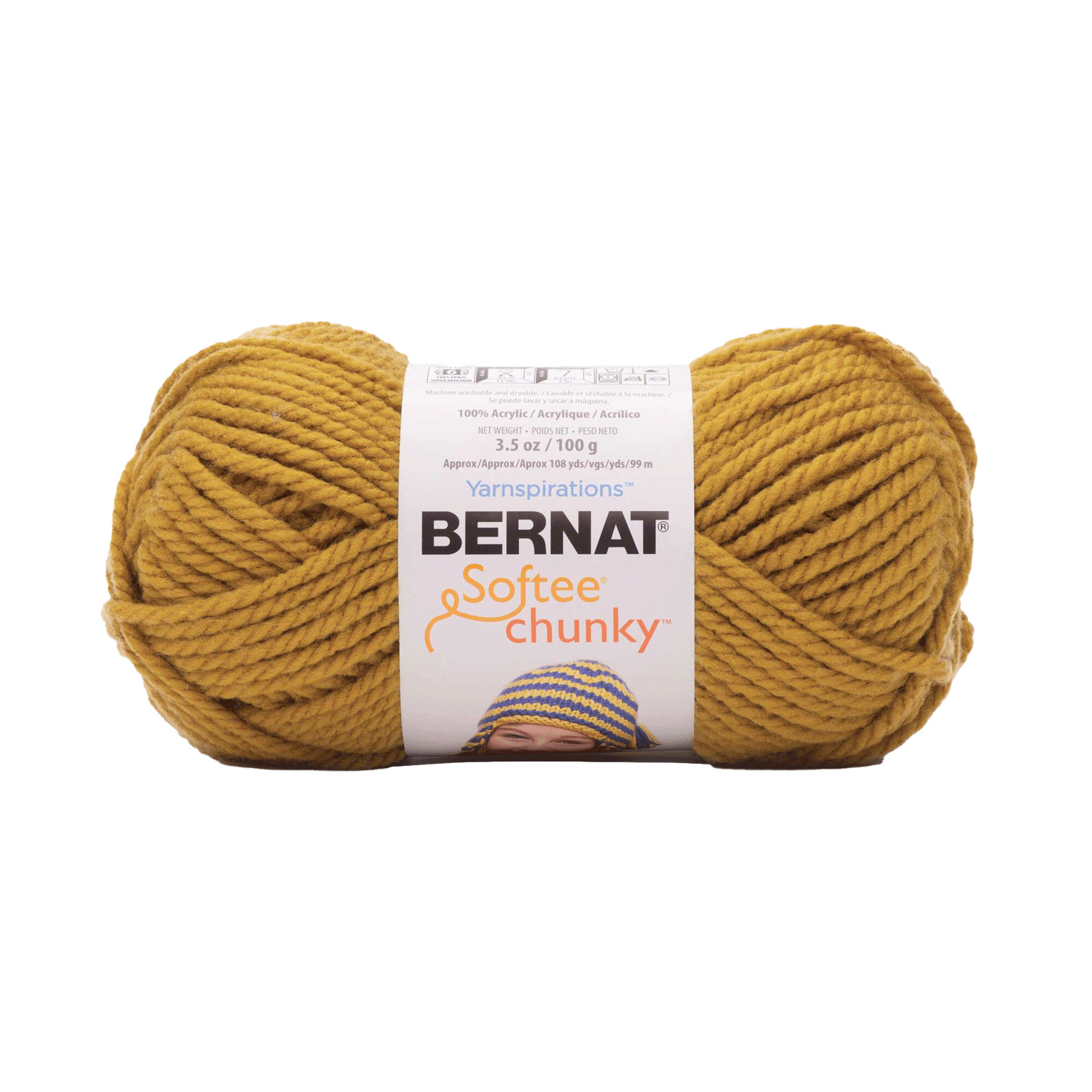 Bernat Softee Chunky - Yarn, Brass