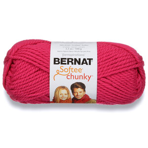 Bernat Softee Chunky - Yarn, hot pink