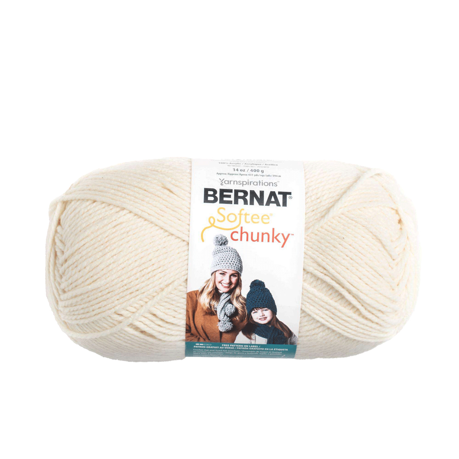 Bernat Softee Chunky - Yarn, Natural