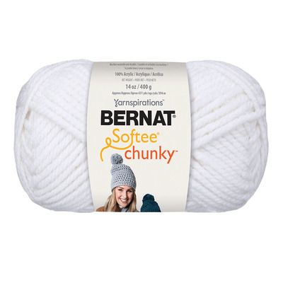 Bernat Softee Chunky - Yarn, White