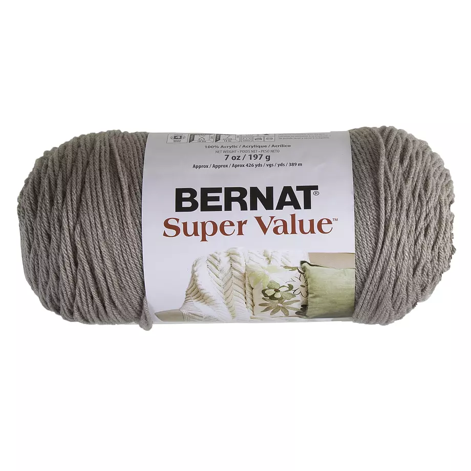 Bernat Super Value - Acrylic yarn, clay yarn