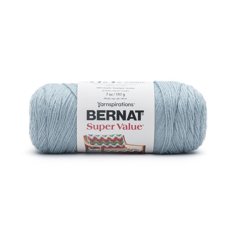 Bernat Super Value - Acrylic yarn, cornflower