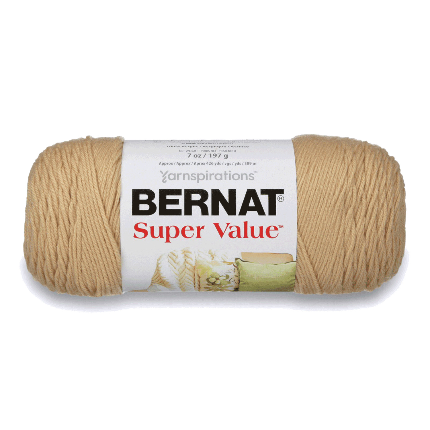 Bernat - Super Value - Acrylic yarn, Dark heather