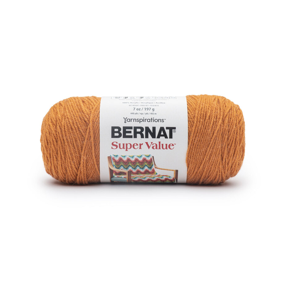 Bernat Super Value - Acrylic yarn, masala
