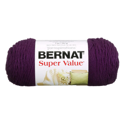 Bernat - Super Value - Acrylic yarn, Muleberry