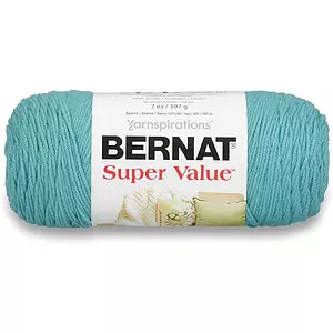 Bernat Super Value - Laine acrylique, aqua