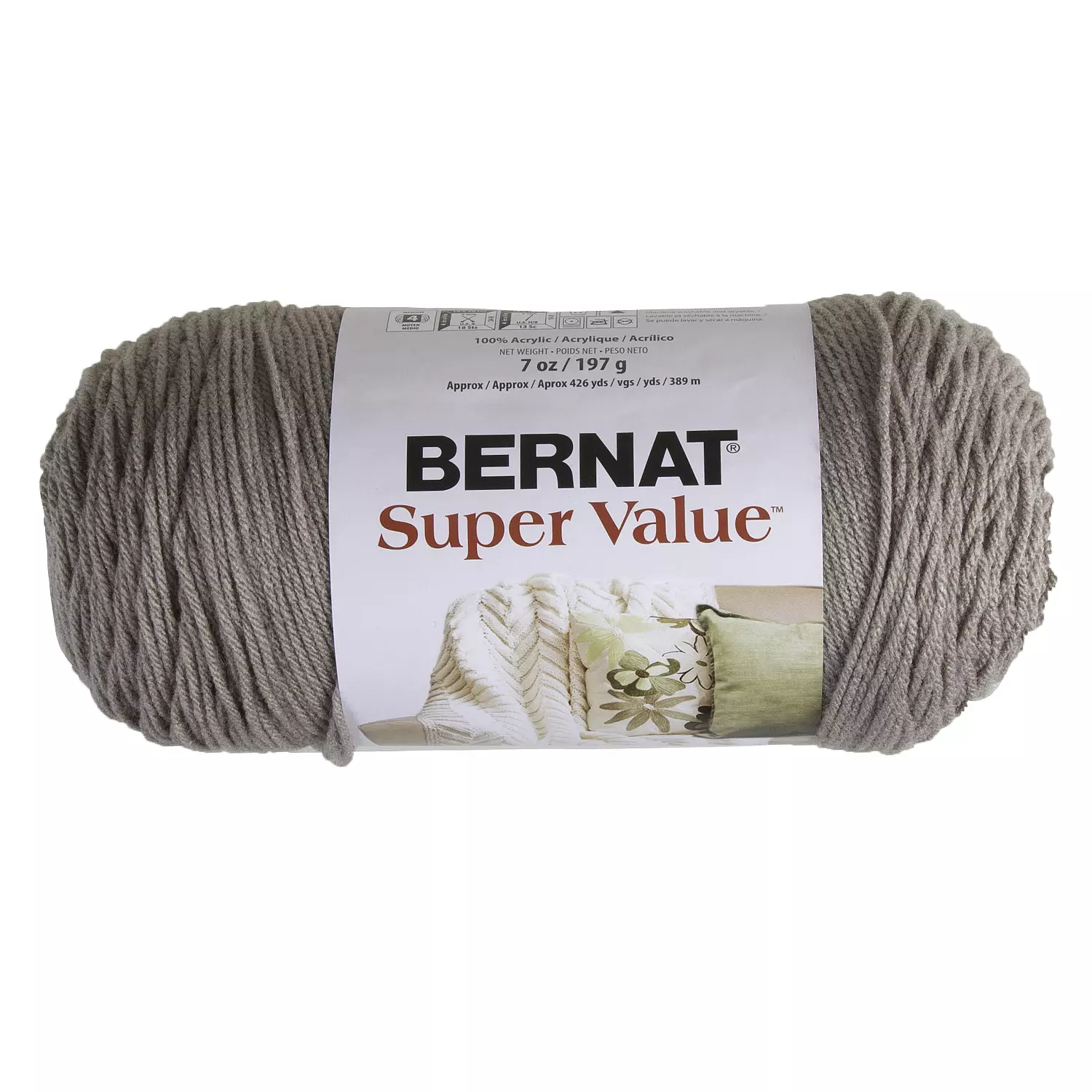 Bernat Super Value - Laine acrylique, argile
