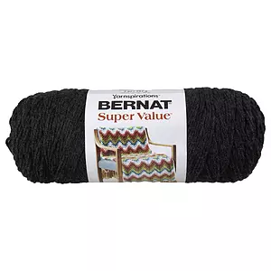 Bernat Super Value - Laine acrylique, gris foncé
