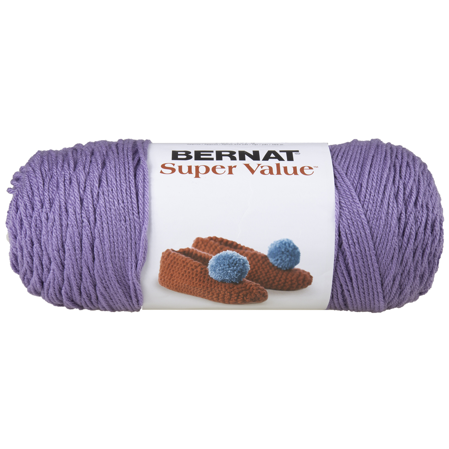 Bernat Super Value - Laine acrylique, lavendre