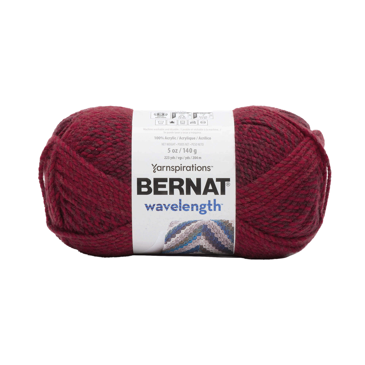 Bernat Wavelength - Yarn, Ruby