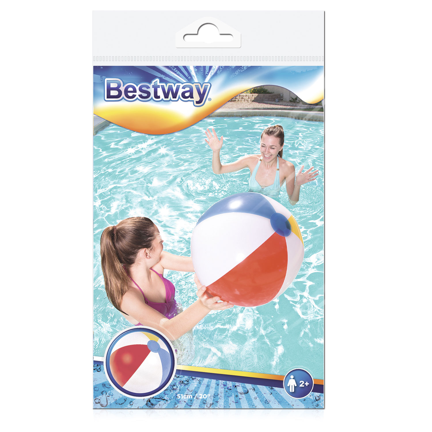 Bestway - Ballon de plage 20, Fr