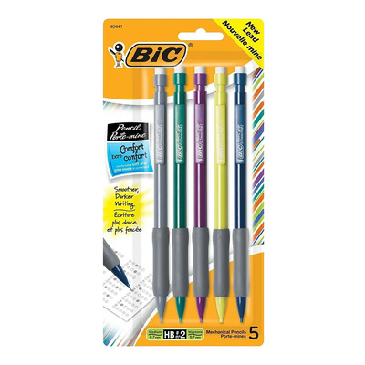 Bic - Xtra Comfort - Mechanical pencils, Pk. of 5