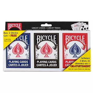 Bicycle - Playing cards, pk. of 3 decks