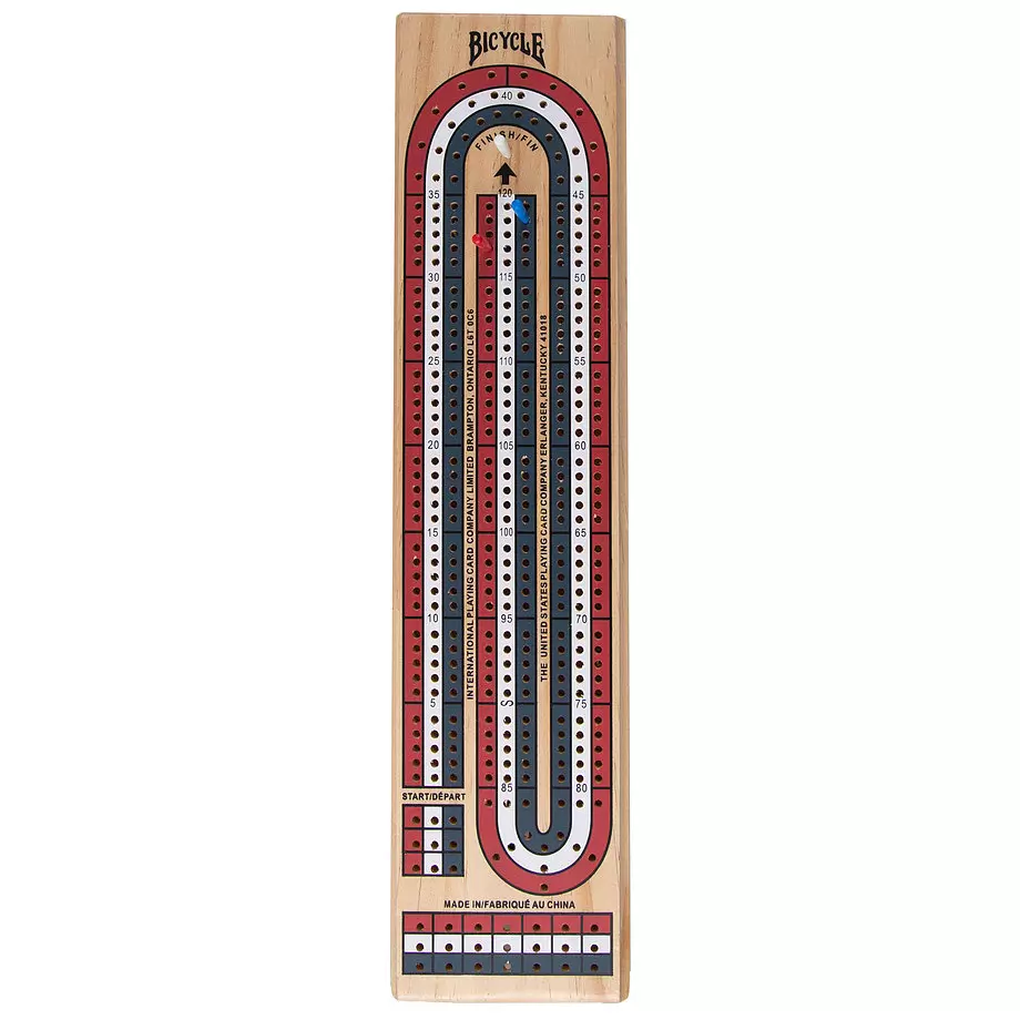 Bicycle - Wooden cribbage board