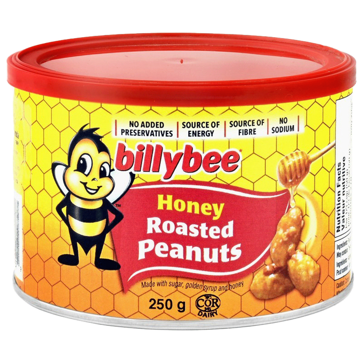 billybee - Honey roasted peanuts, 250g