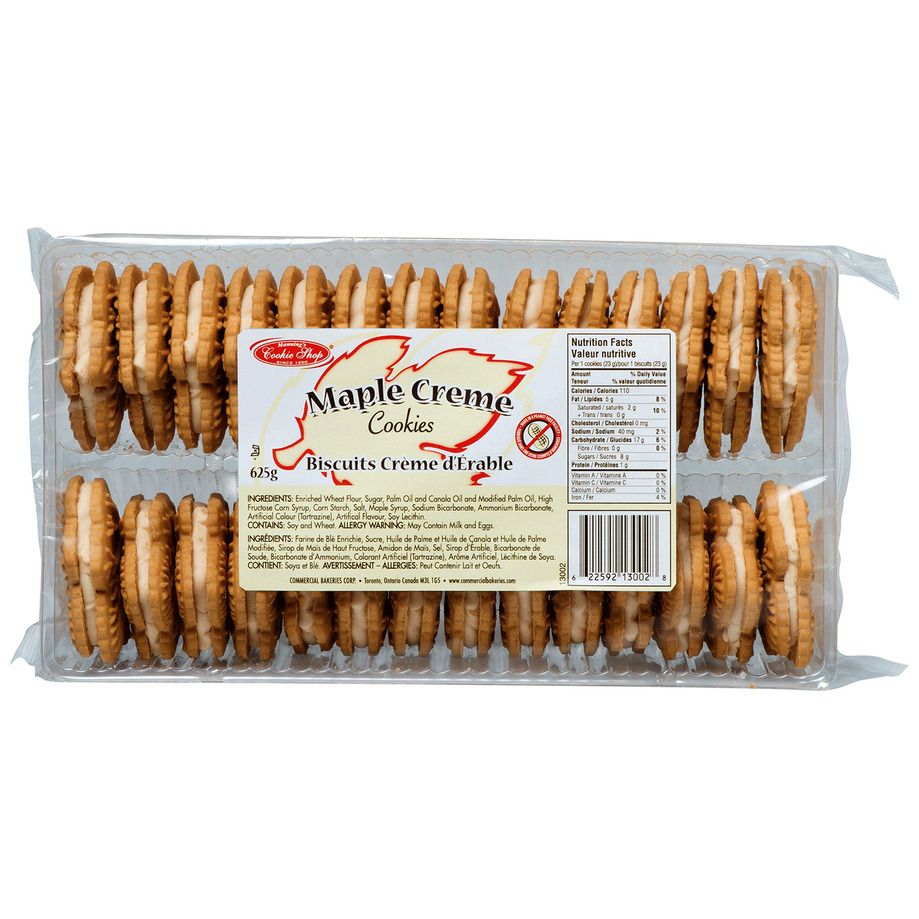 Biscuits crème d'érable