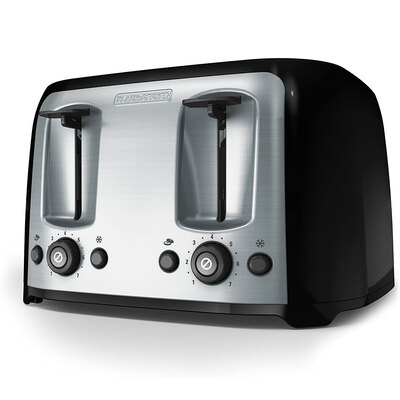 Black & Decker - 4-slice toaster with extra wide slots