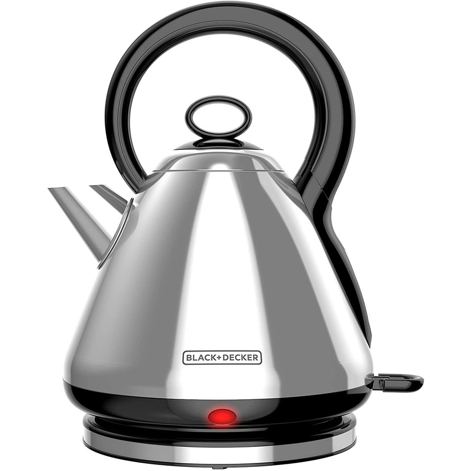 Black & Decker - Stainless steel cordless electric pyramid kettle