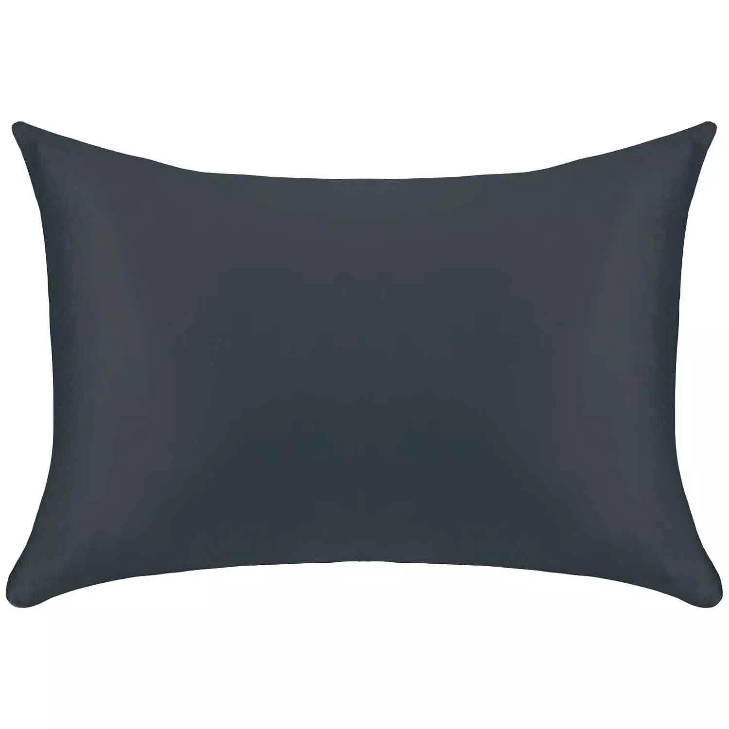 Black satin pillowcases, pk. of 2