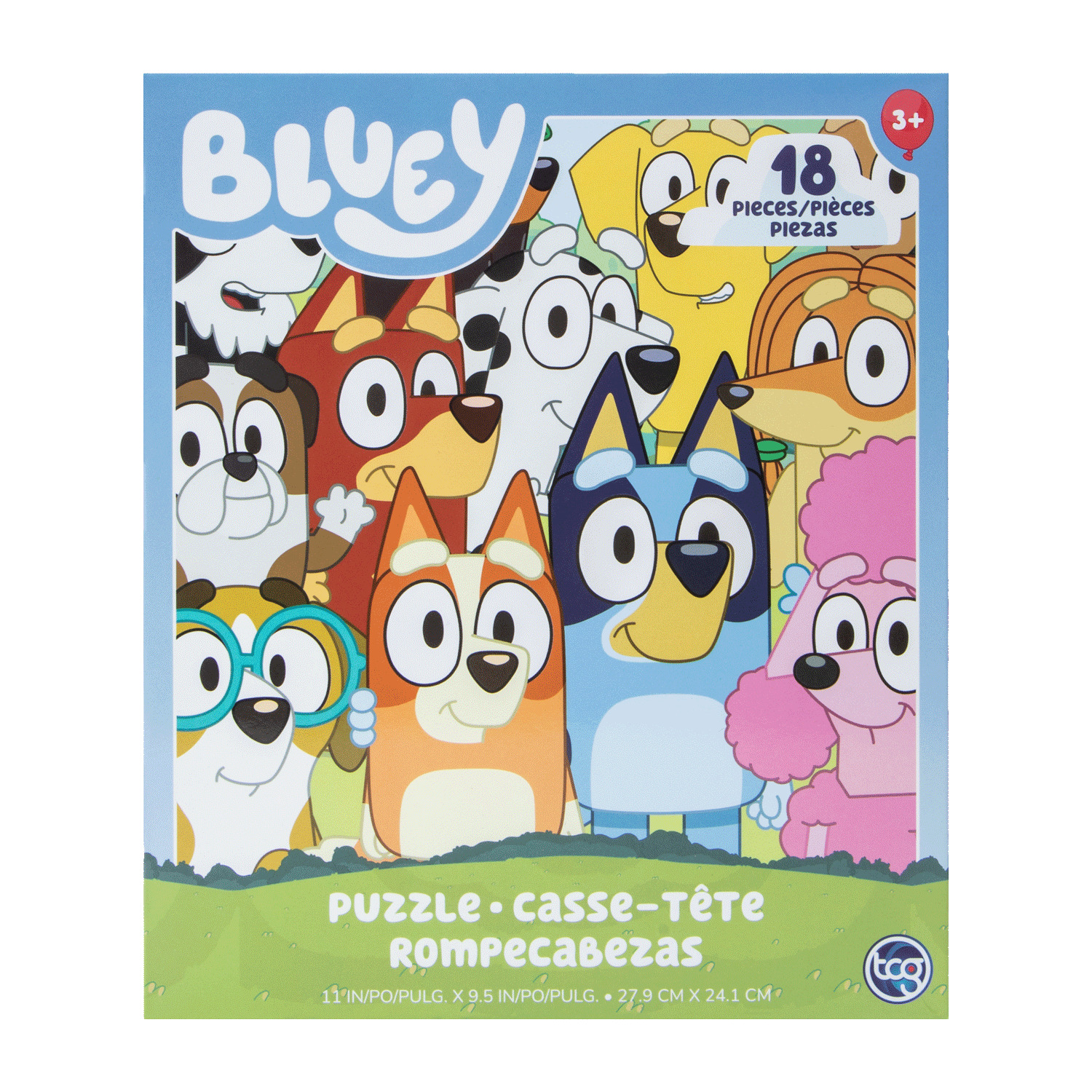 Bluey puzzle, 18 pcs | Rossy