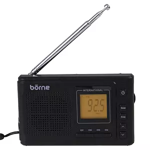 Borne - Radio AM/FM portable à ondes courtes
