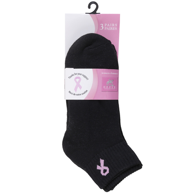 Breast Cancer Awareness - Active ankle socks - 3 pairs