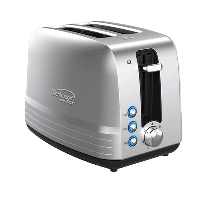 Brentwood - Extra wide slot 2-slice toaster