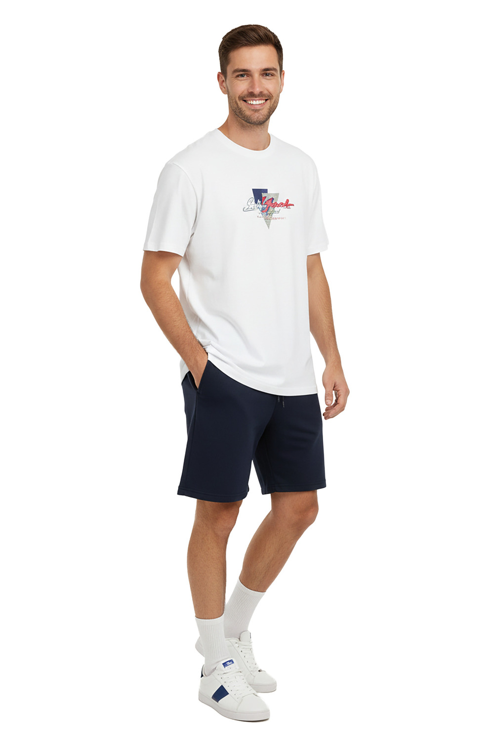 BSP - Short de sport en molleton