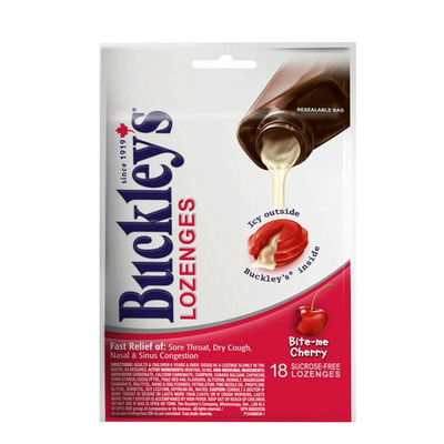 Buckley's - Lozenges for cough and congestion relief, 18 pcs - Bite-me Cherry