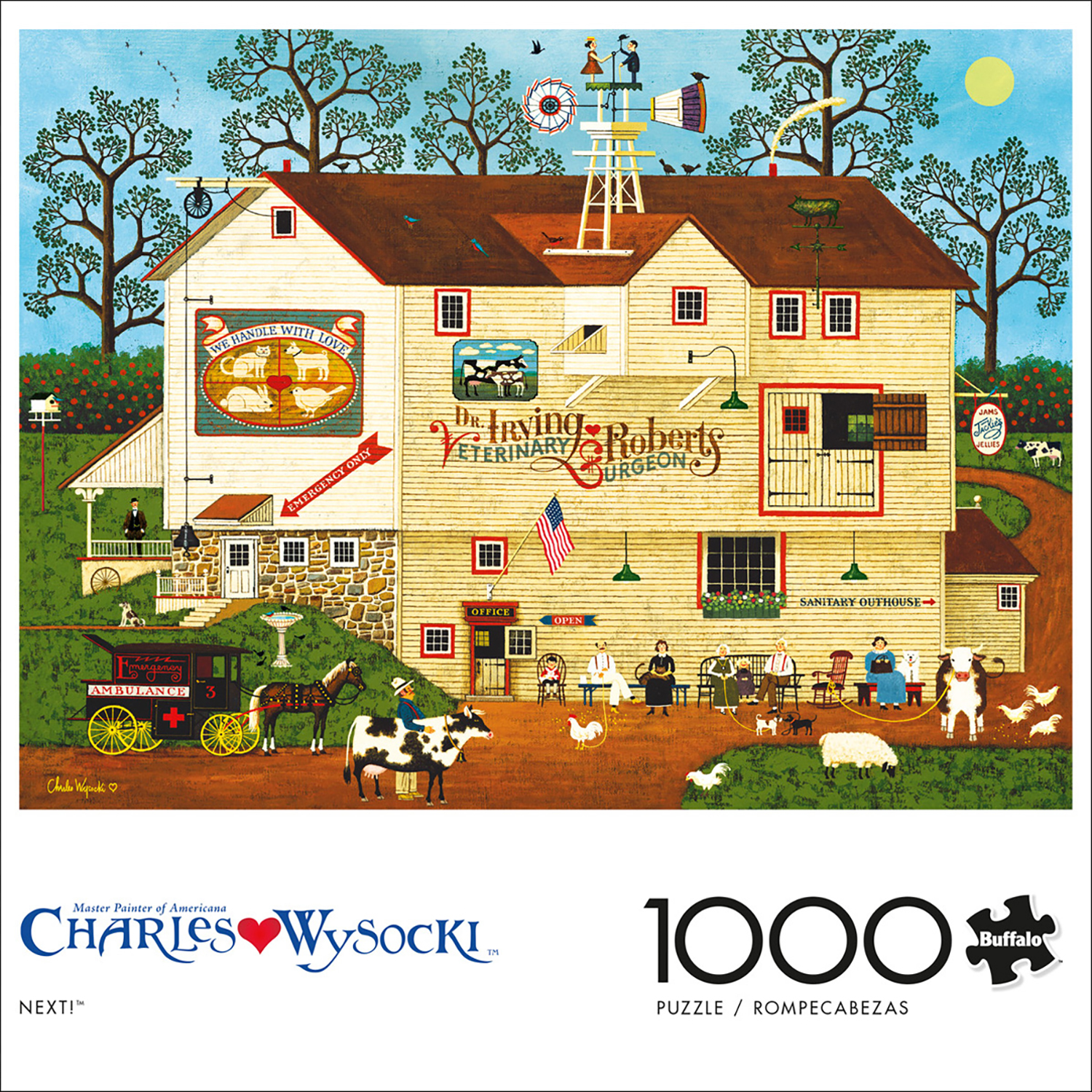Buffalo Games - Puzzle, Charles Wysocki, The Farm, 1000 pcs