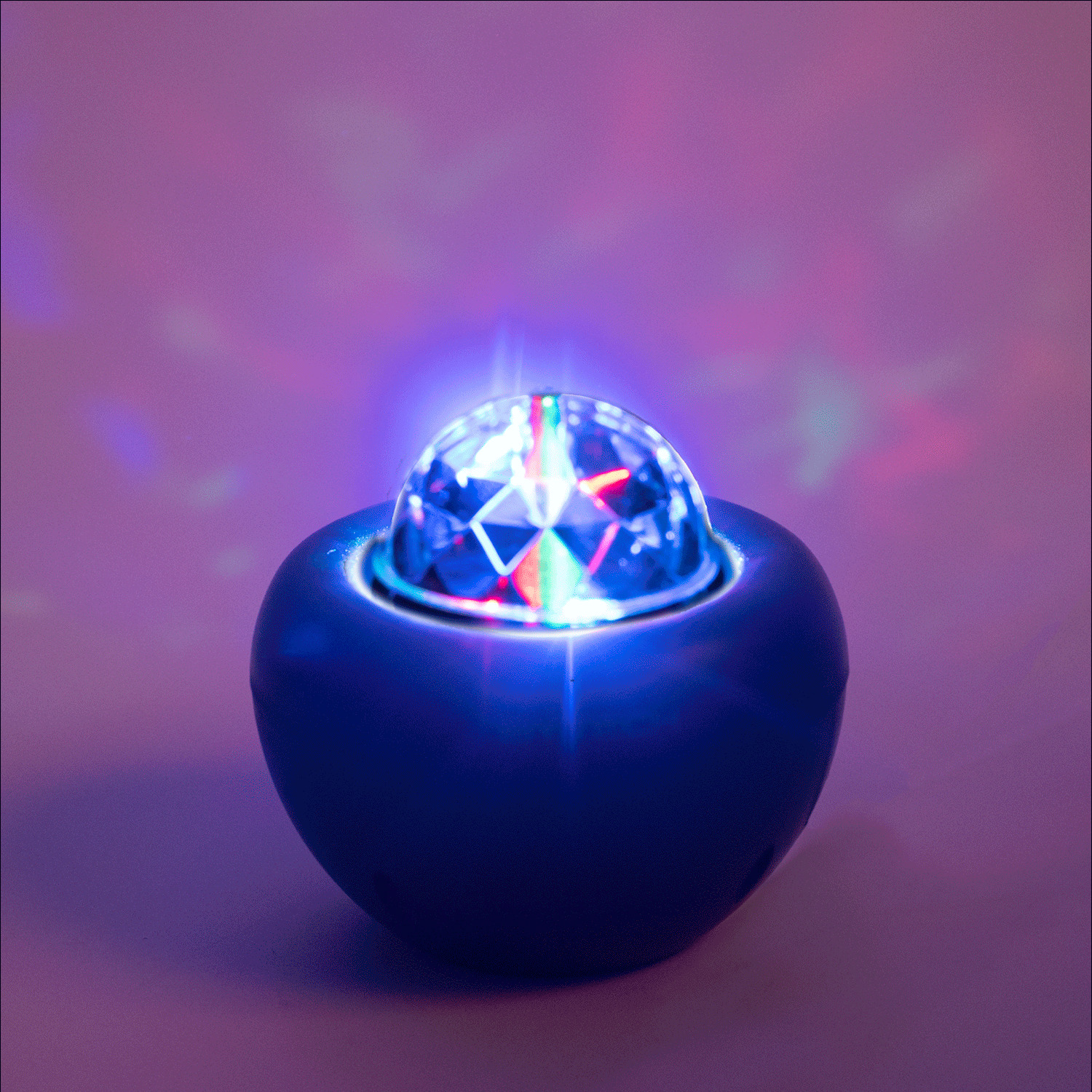 Bytech - Boule &agrave; facette multicolore rotative