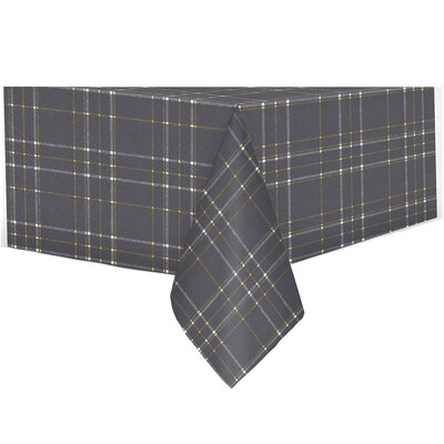 CABIN Collection - Fabric tablecloth - Charcoal tartan