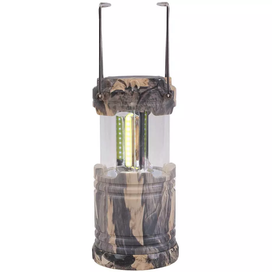 Camouflage pop-up LED lantern, green