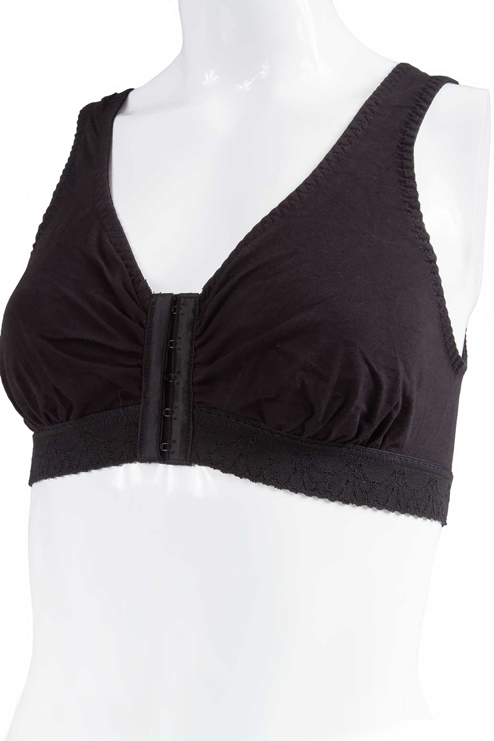 Carole Martin - Cotton Comfort bra, black, 36. Colour: black. Size: 36  b/c/d/dd