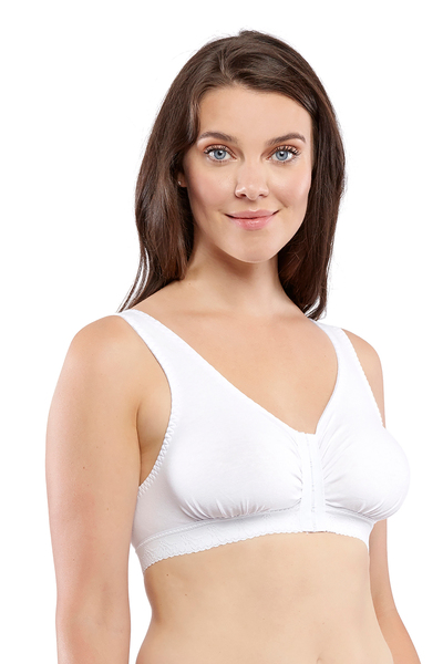 Carole Martin - Cotton Comfort bra, white