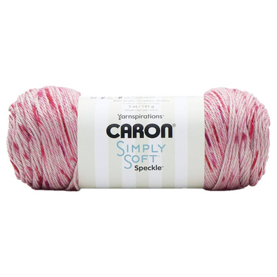 Caron - Simply Soft Tweeds - Rouge &agrave; l&egrave;vre