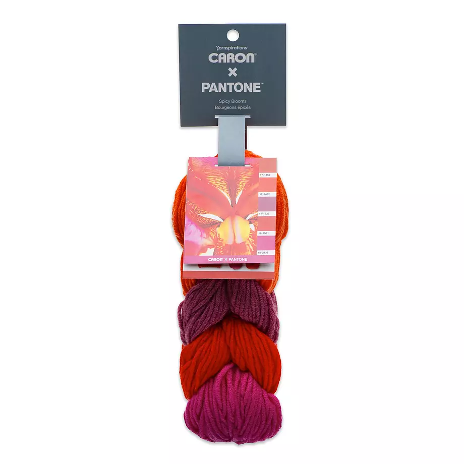 Caron X Pantone - Yarn, spicy blooms