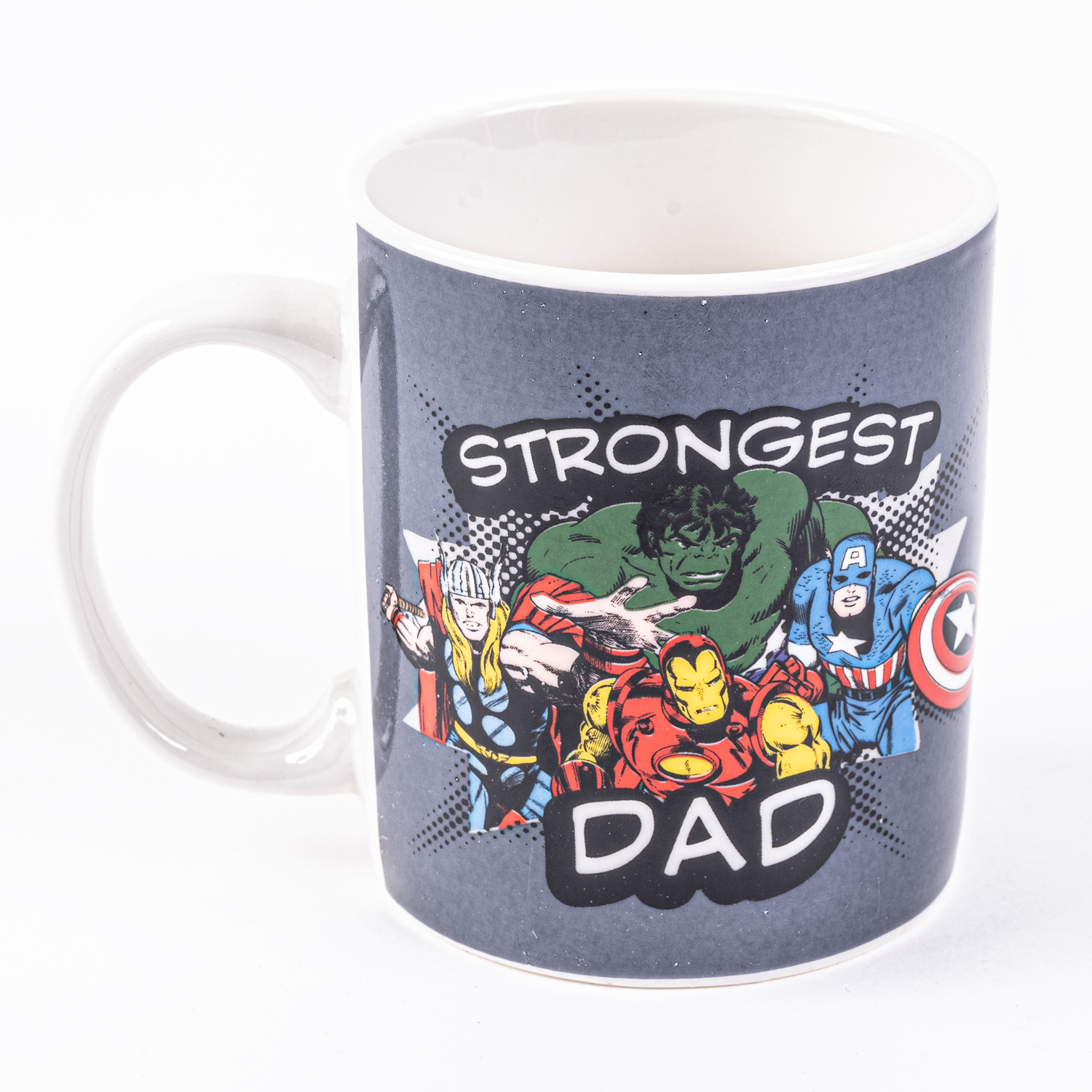 Ceramic mug in gift box - Marvel, strongest dad