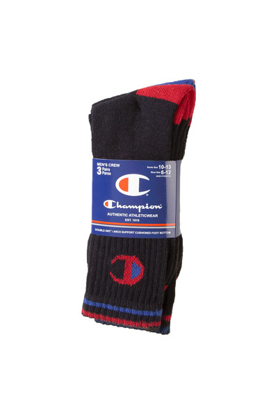 CHAMPION - Men's crew socks, 3 pairs