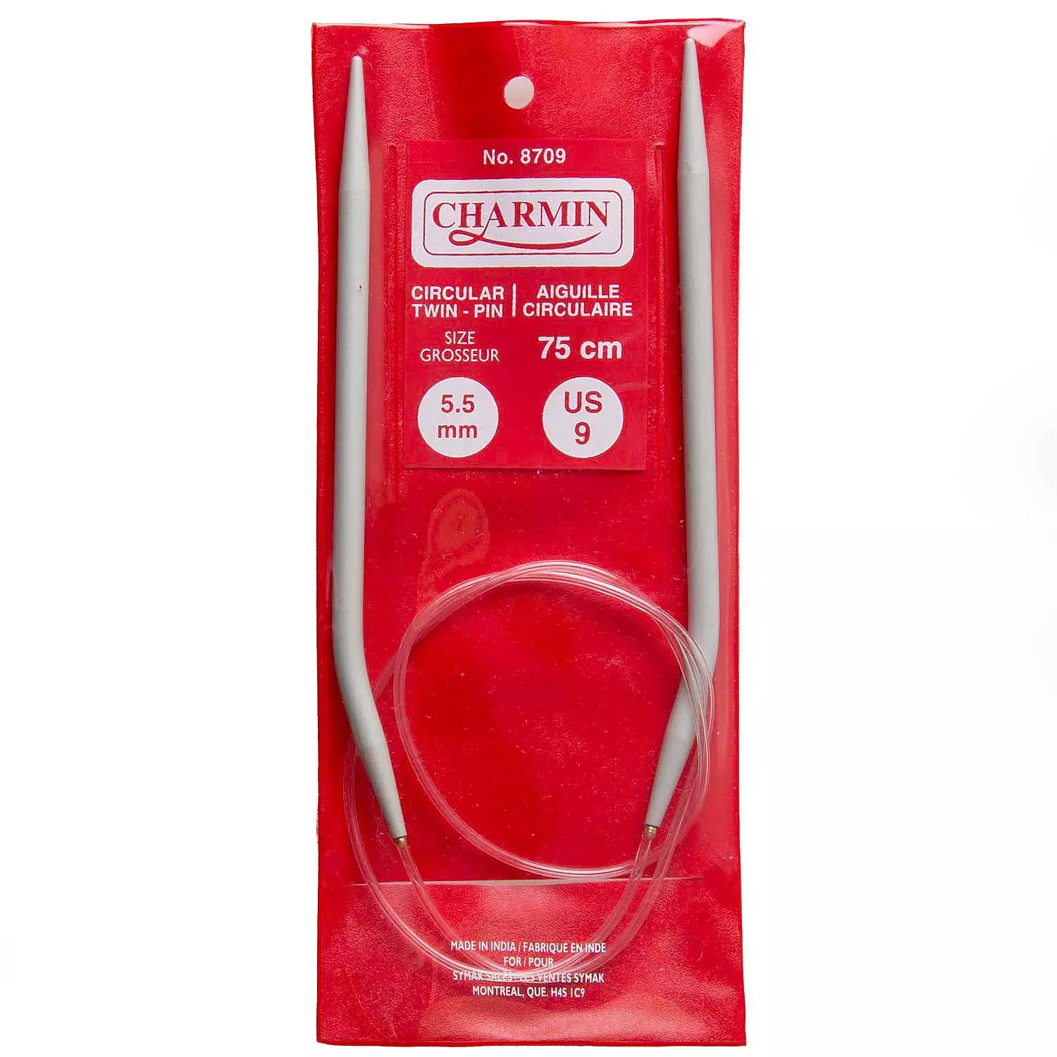 Charmin - Sewing needles, 5.5 mm Size: 75 cm