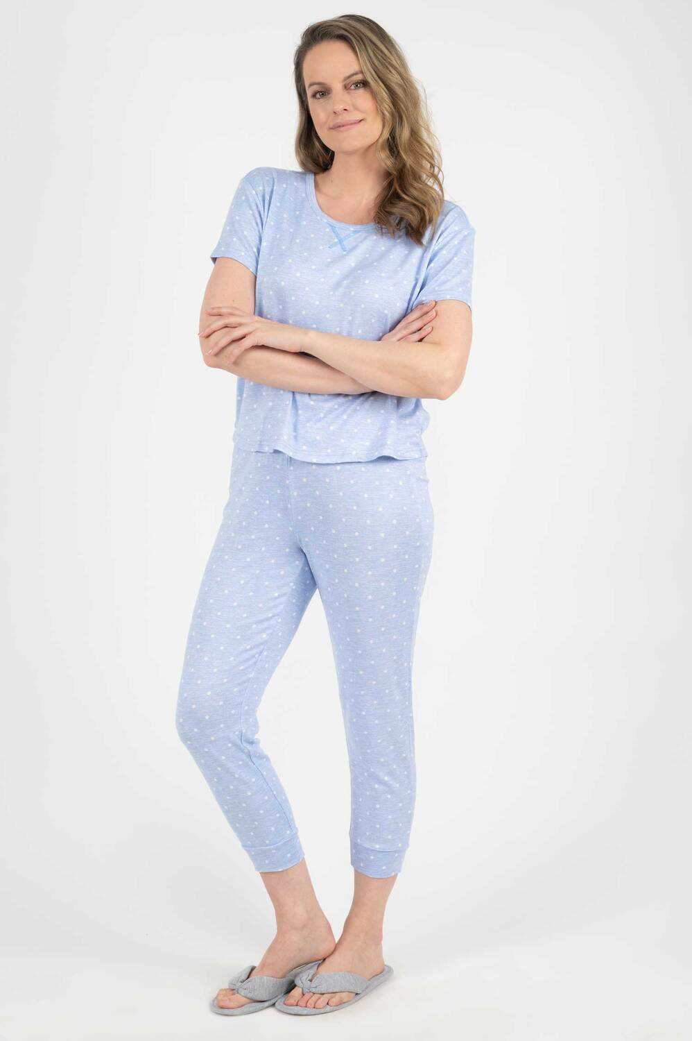 Charmour - Ensemble pyjama jogger capri - Pull doux