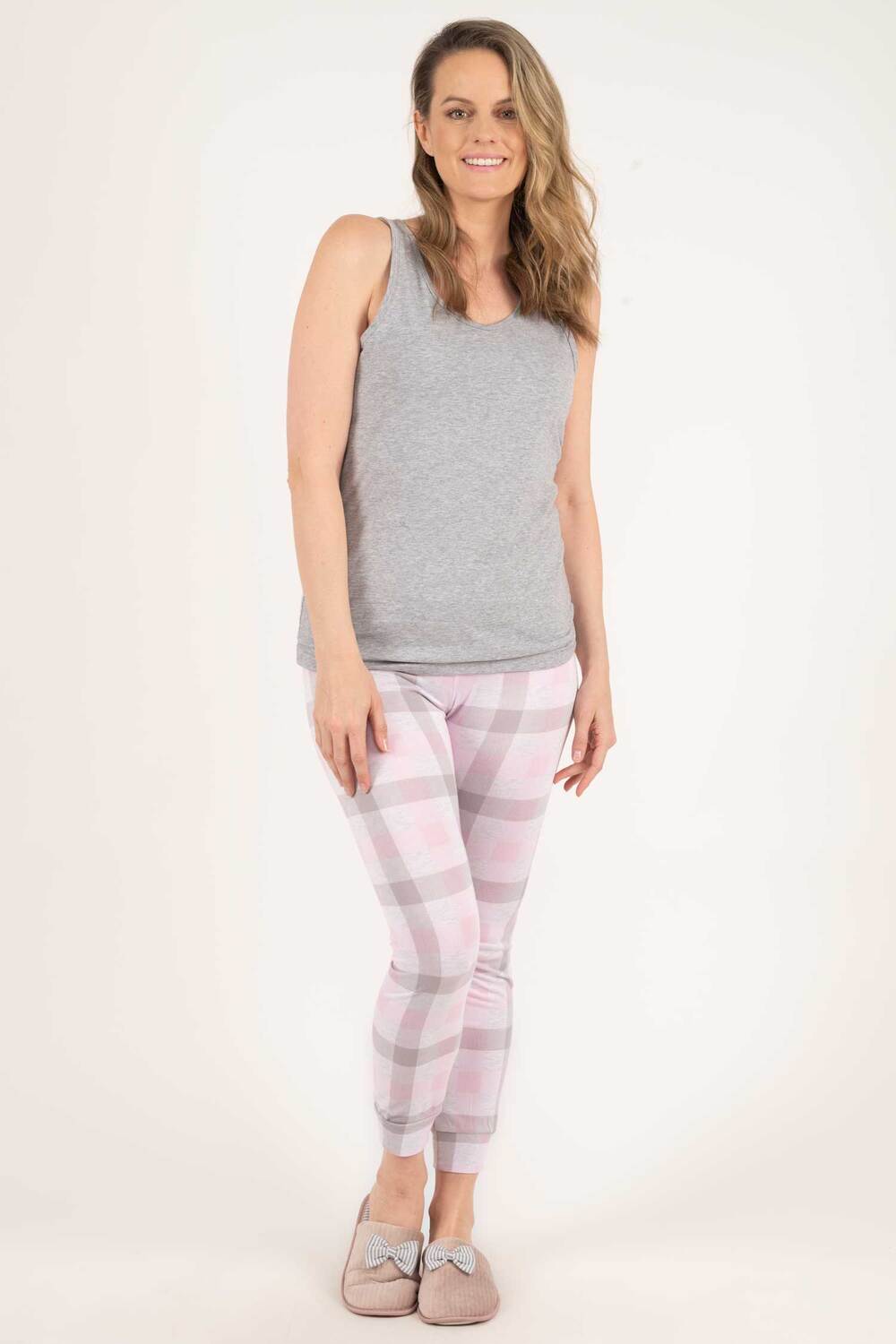 Charmour - Pantalon de pyjama jogger coupe étroite - Pull doux