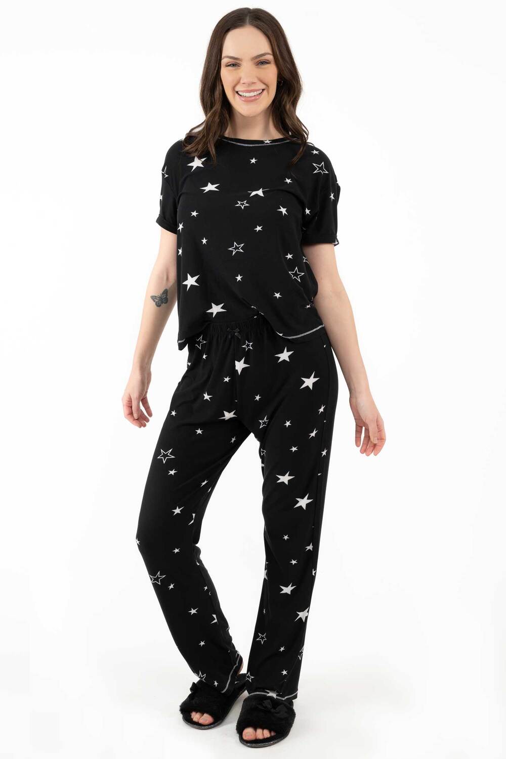 Charmour - Soft touch PJ set - Starry nights