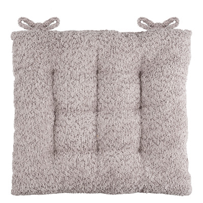 Chenille tufted chair pads,16"x16"