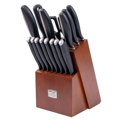 Chicago Cutlery - Avondale - Set de couteaux de cuisine avec bloc en bois, 16 mcx