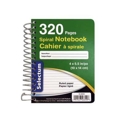 Chubby coil notebook, 320 pages - Green